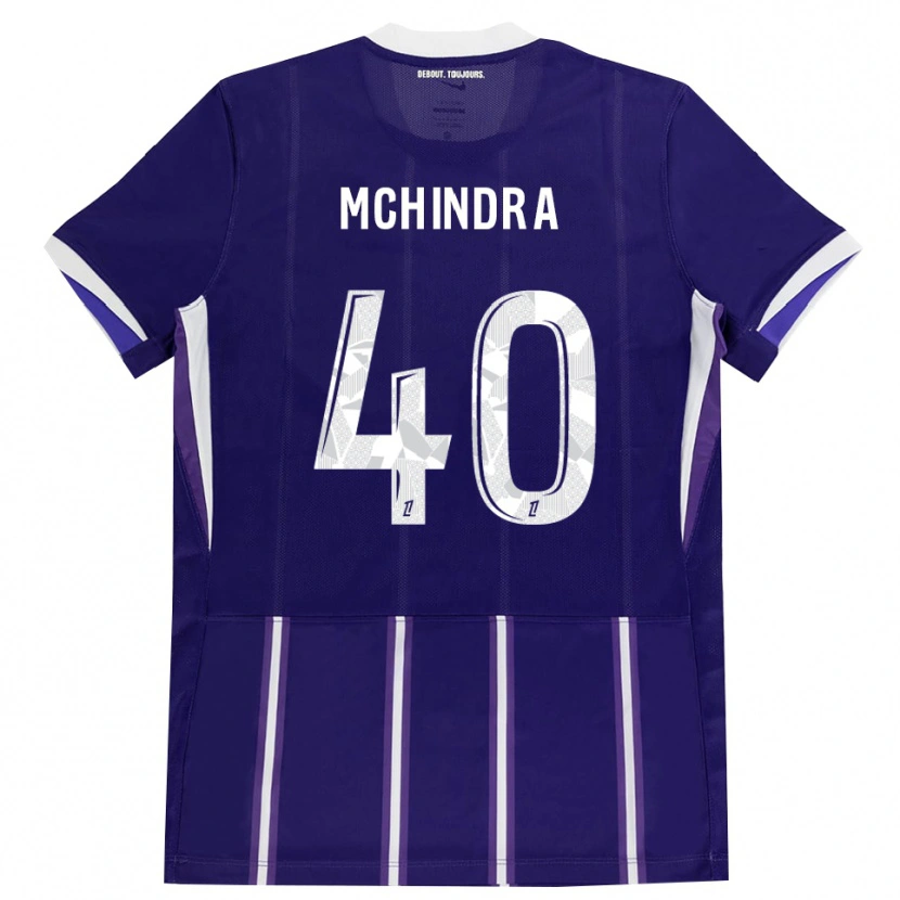 Danxen Homem Camisola Naime Said Mchindra #40 Roxo Branco Principal 2026/27 Camisa