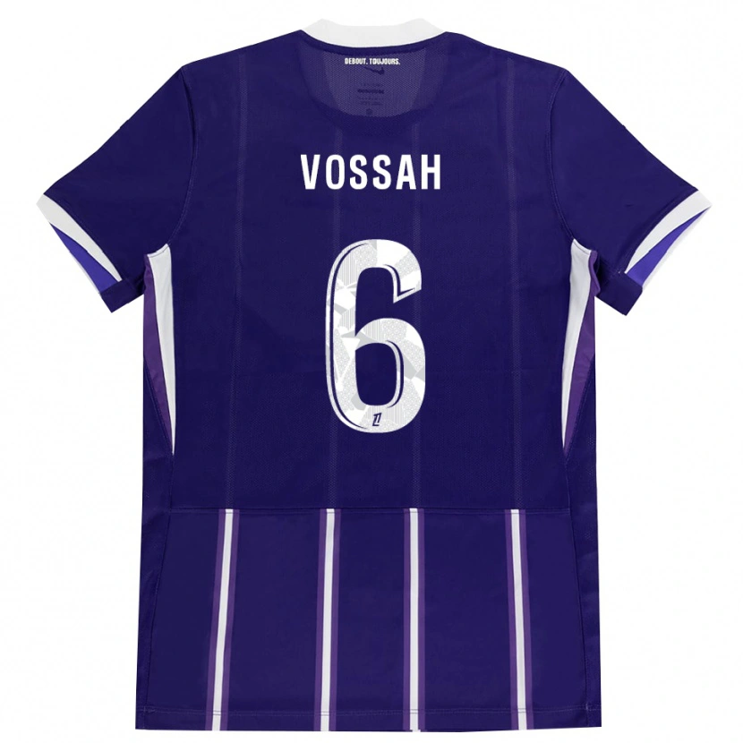 Danxen Homem Camisola Alexis Vossah #6 Roxo Branco Principal 2026/27 Camisa