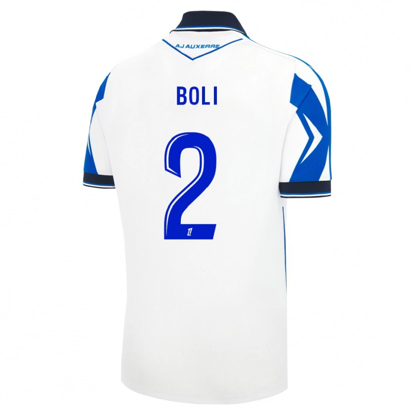Danxen Homem Camisola Franck Boli #2 Preto Branco Azul Principal 2026/27 Camisa