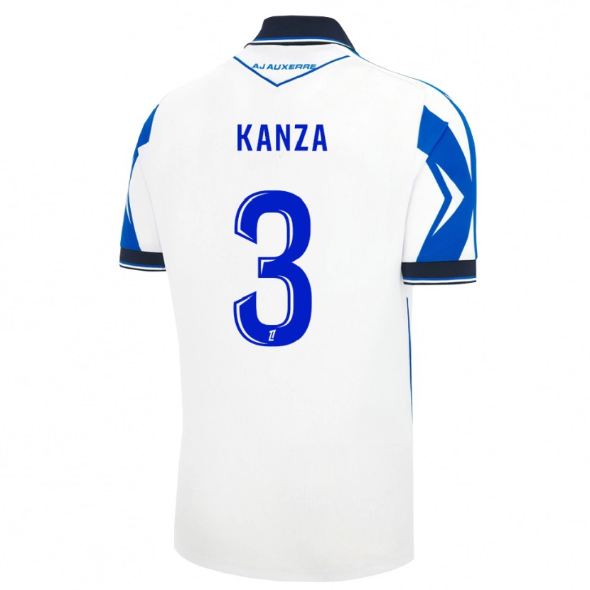 Danxen Homem Camisola Gloire Kanza #3 Preto Branco Azul Principal 2026/27 Camisa