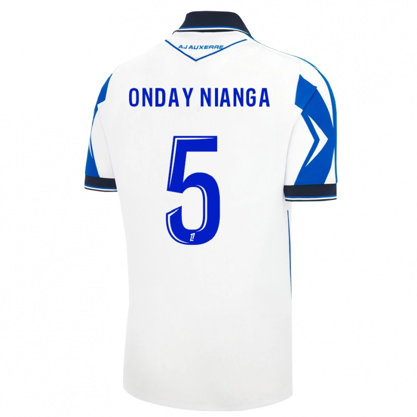 Danxen Homem Camisola Ata-Yis Onday Nianga #5 Preto Branco Azul Principal 2026/27 Camisa