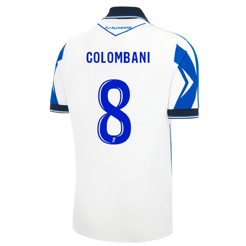 Danxen Homem Camisola Tiahiti Colombani #8 Preto Branco Azul Principal 2026/27 Camisa