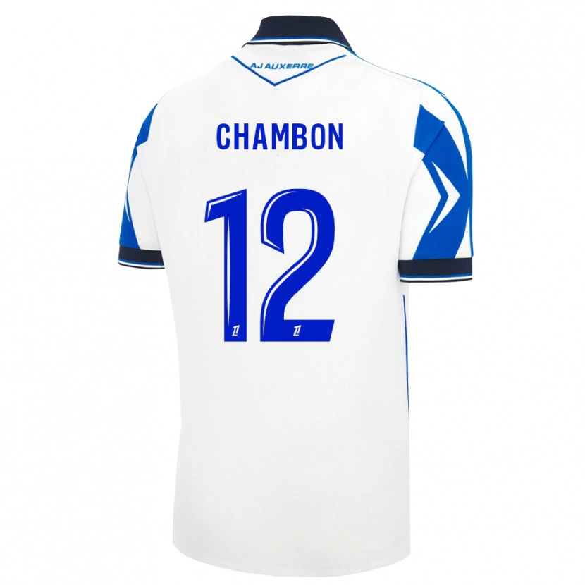 Danxen Homem Camisola Maxence Chambon #12 Preto Branco Azul Principal 2026/27 Camisa
