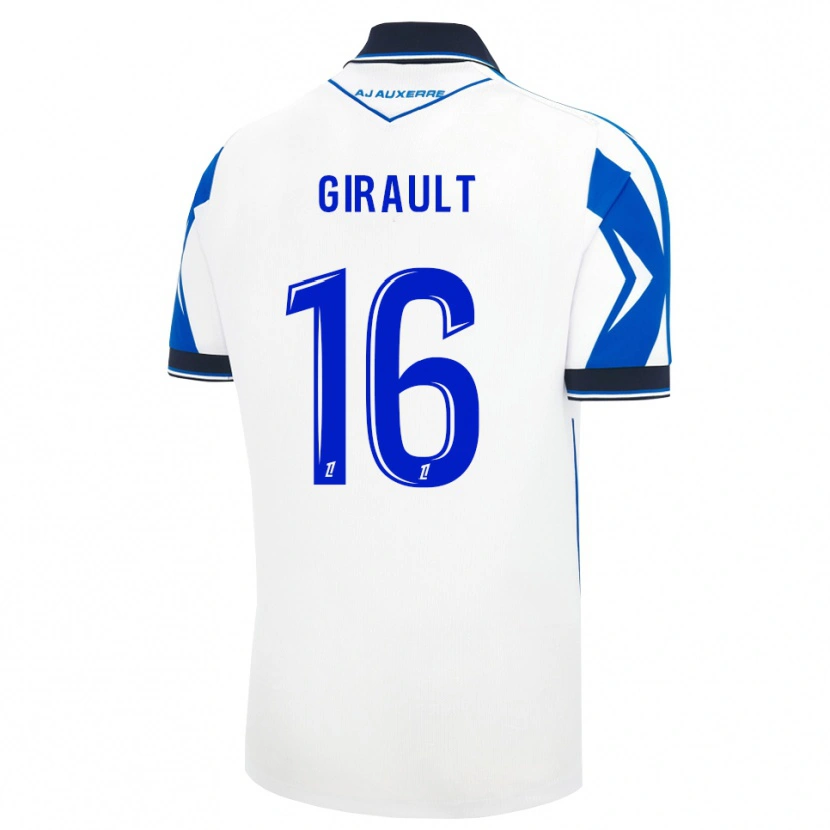 Danxen Homem Camisola Arthur Girault #16 Preto Branco Azul Principal 2026/27 Camisa