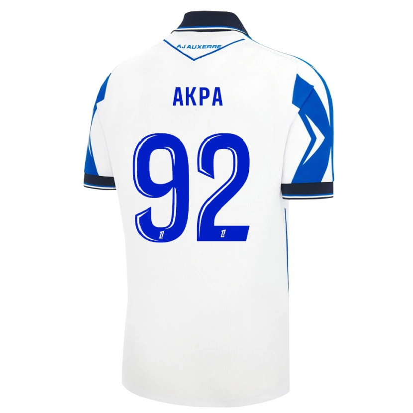 Danxen Homem Camisola Clément Akpa #92 Preto Branco Azul Principal 2026/27 Camisa