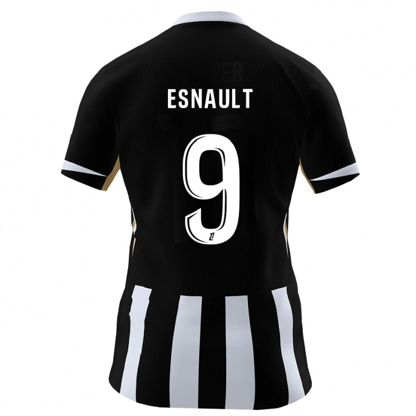 Danxen Homem Camisola Joshua Esnault #9 Preto Azul Principal 2026/27 Camisa