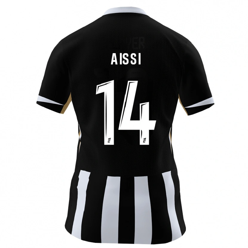 Danxen Homem Camisola Kylian Aissi #14 Preto Azul Principal 2026/27 Camisa