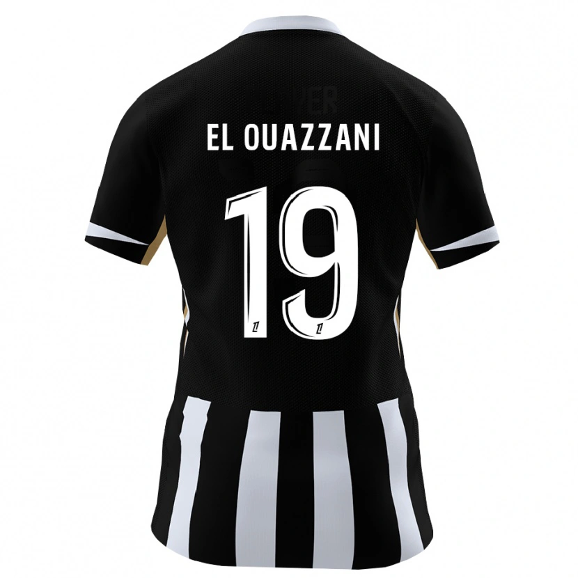 Danxen Homem Camisola Amine El Ouazzani #19 Preto Azul Principal 2026/27 Camisa