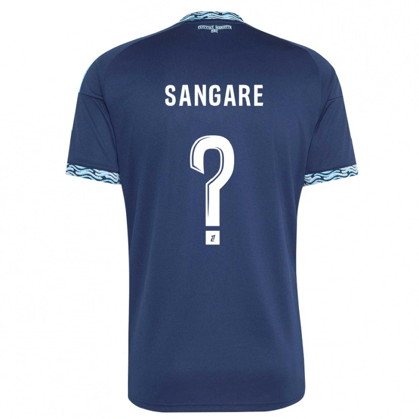 Danxen Homem Camisola Hawa Sangare #0 Azul Aço Branco Principal 2026/27 Camisa