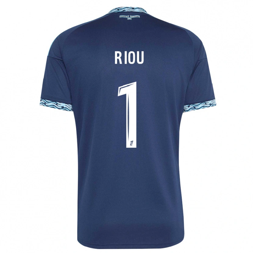Danxen Homem Camisola Remy Riou #1 Azul Aço Branco Principal 2026/27 Camisa