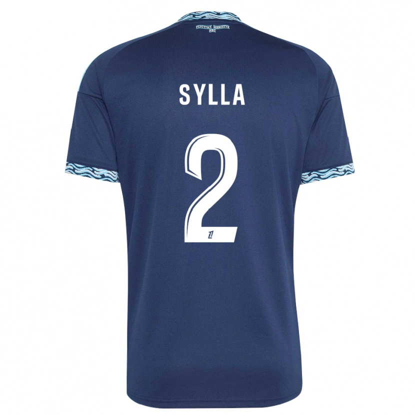 Danxen Homem Camisola Mohamed Sylla #2 Azul Aço Branco Principal 2026/27 Camisa