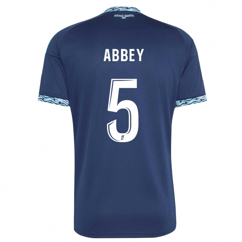 Danxen Homem Camisola Emmanuel Abbey #5 Azul Aço Branco Principal 2026/27 Camisa