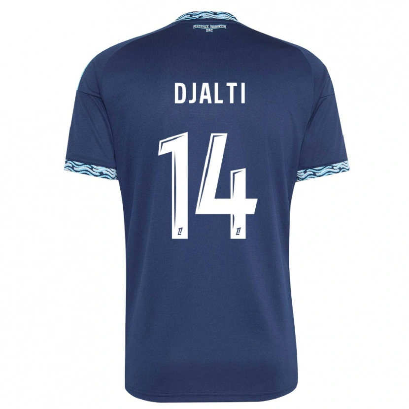 Danxen Homem Camisola Nadir Djalti #14 Azul Aço Branco Principal 2026/27 Camisa