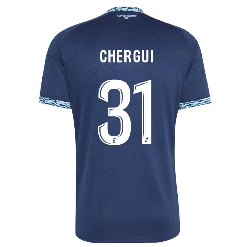 Danxen Homem Camisola Samir Chergui #31 Azul Aço Branco Principal 2026/27 Camisa