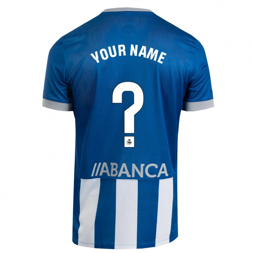 Danxen Homem Camisola Seu Nome #0 Azul Cinza Branco Principal 2026/27 Camisa