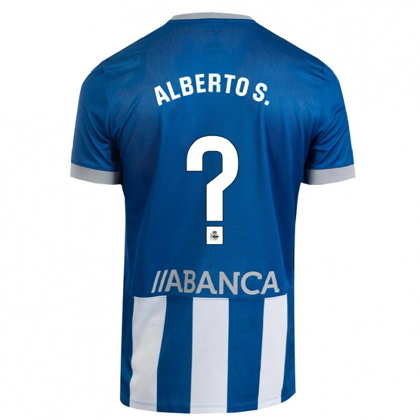 Danxen Homem Camisola Alberto Sánchez #0 Azul Cinza Branco Principal 2026/27 Camisa