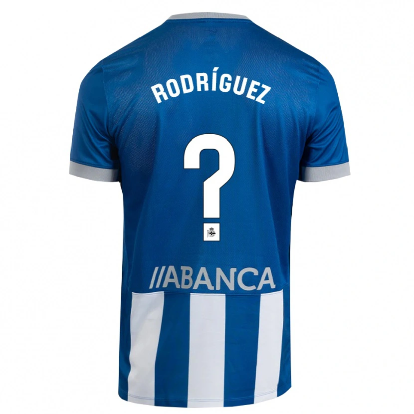 Danxen Homem Camisola Carlos Rodríguez #0 Azul Cinza Branco Principal 2026/27 Camisa