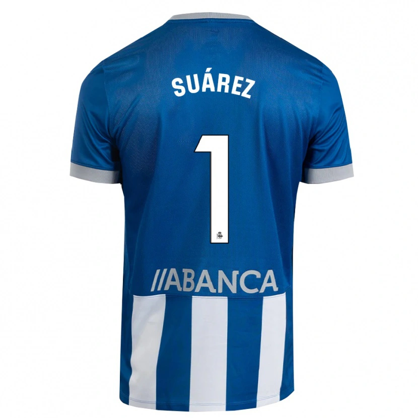 Danxen Homem Camisola Brais Suárez #1 Azul Cinza Branco Principal 2026/27 Camisa