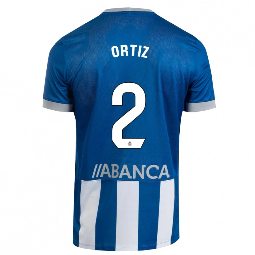 Danxen Homem Camisola Samara Ortiz #2 Azul Cinza Branco Principal 2026/27 Camisa