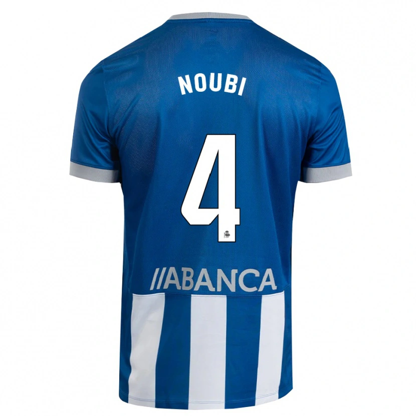 Danxen Homem Camisola Lucas Noubi #4 Azul Cinza Branco Principal 2026/27 Camisa