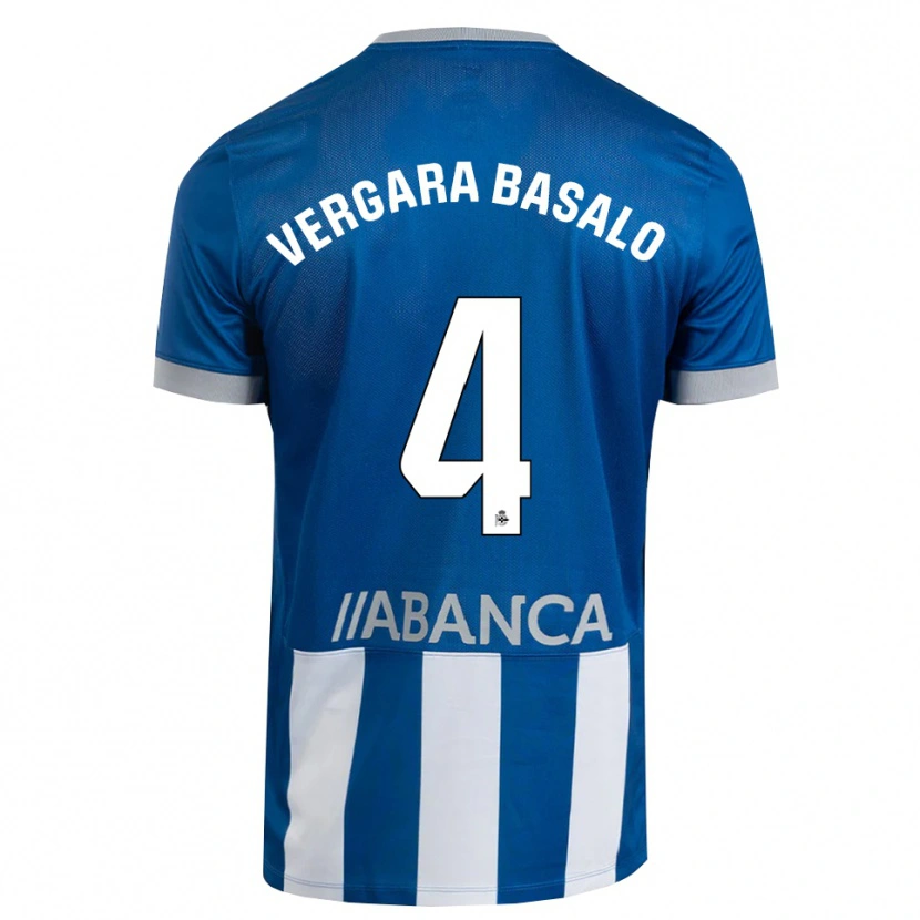 Danxen Homem Camisola David Vergara #4 Azul Cinza Branco Principal 2026/27 Camisa