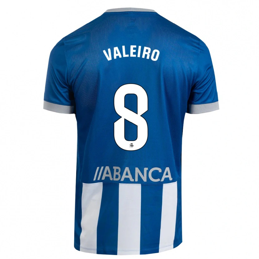 Danxen Homem Camisola Mauro Valeiro #8 Azul Cinza Branco Principal 2026/27 Camisa