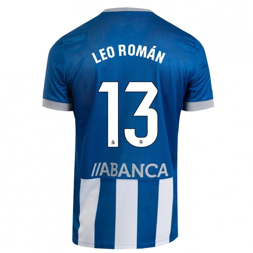 Danxen Homem Camisola Leo Román #13 Azul Cinza Branco Principal 2026/27 Camisa