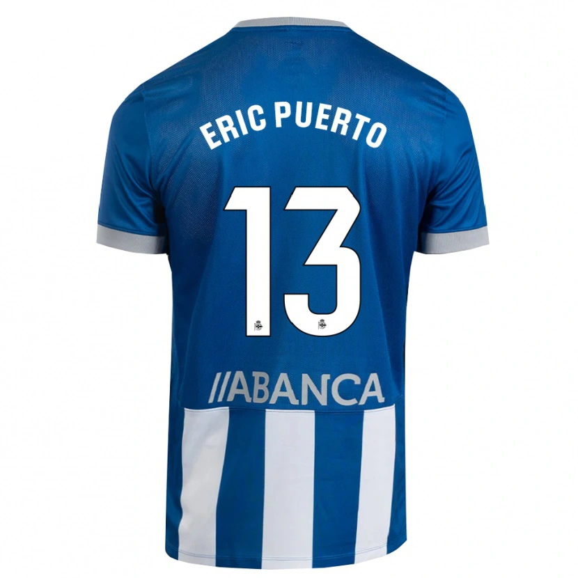 Danxen Homem Camisola Eric Puerto #13 Azul Cinza Branco Principal 2026/27 Camisa
