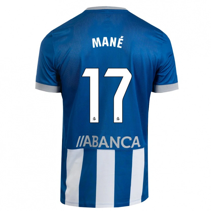 Danxen Homem Camisola Alioune Mané #17 Azul Cinza Branco Principal 2026/27 Camisa