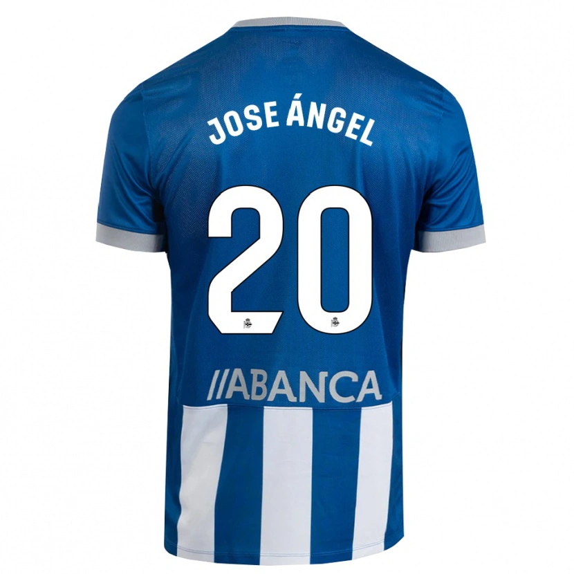 Danxen Homem Camisola José Ángel Jurado #20 Azul Cinza Branco Principal 2026/27 Camisa