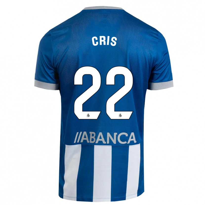 Danxen Homem Camisola Cris #22 Azul Cinza Branco Principal 2026/27 Camisa