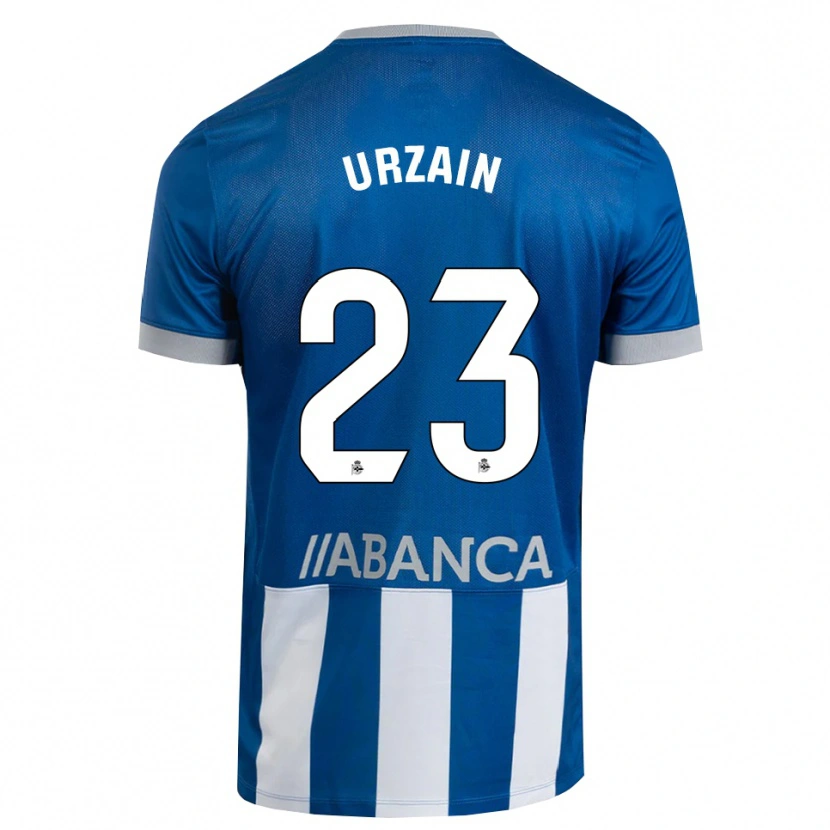 Danxen Homem Camisola Fabián Urzain #23 Azul Cinza Branco Principal 2026/27 Camisa