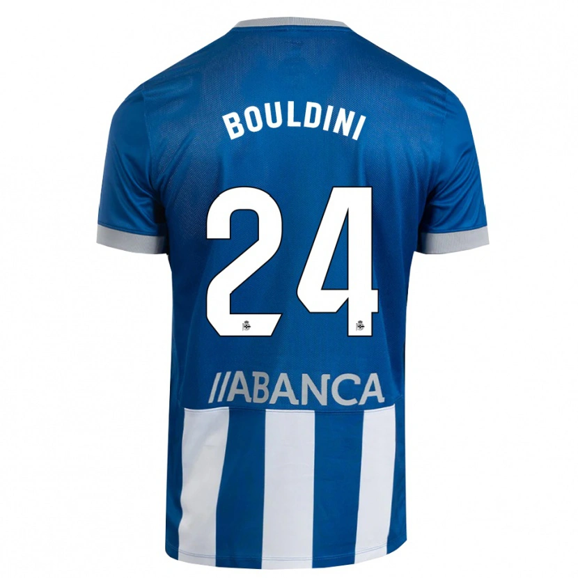 Danxen Homem Camisola Mohamed Bouldini #24 Azul Cinza Branco Principal 2026/27 Camisa