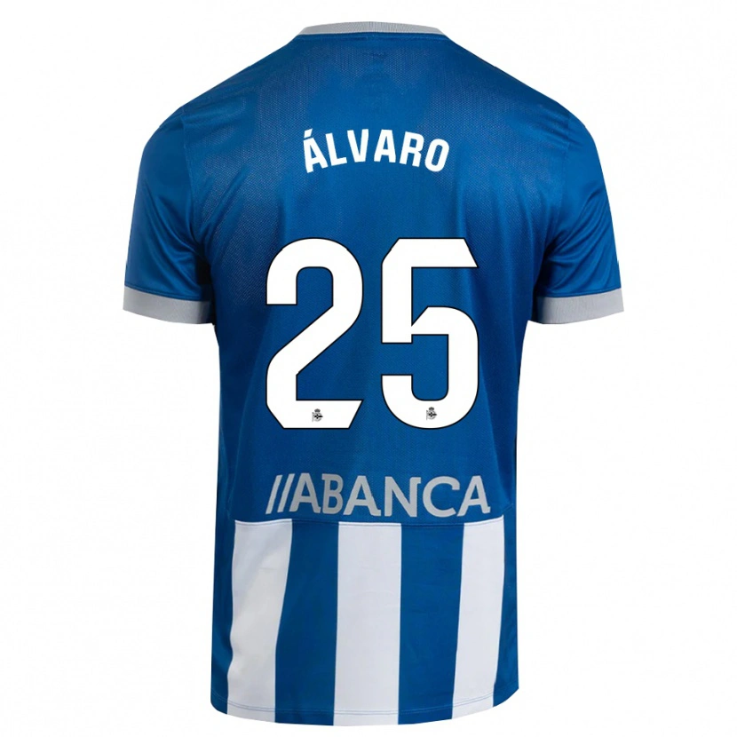 Danxen Homem Camisola Álvaro Ferllo #25 Azul Cinza Branco Principal 2026/27 Camisa