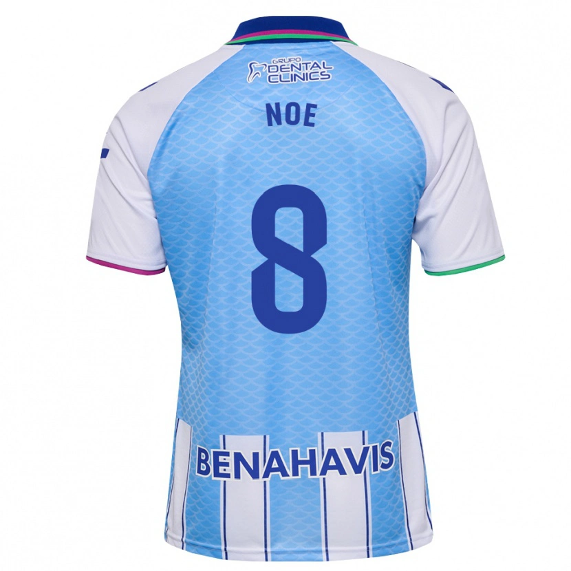 Danxen Homem Camisola Noelia Salas Mullens #8 Azul Céu Profundo Branco Principal 2026/27 Camisa