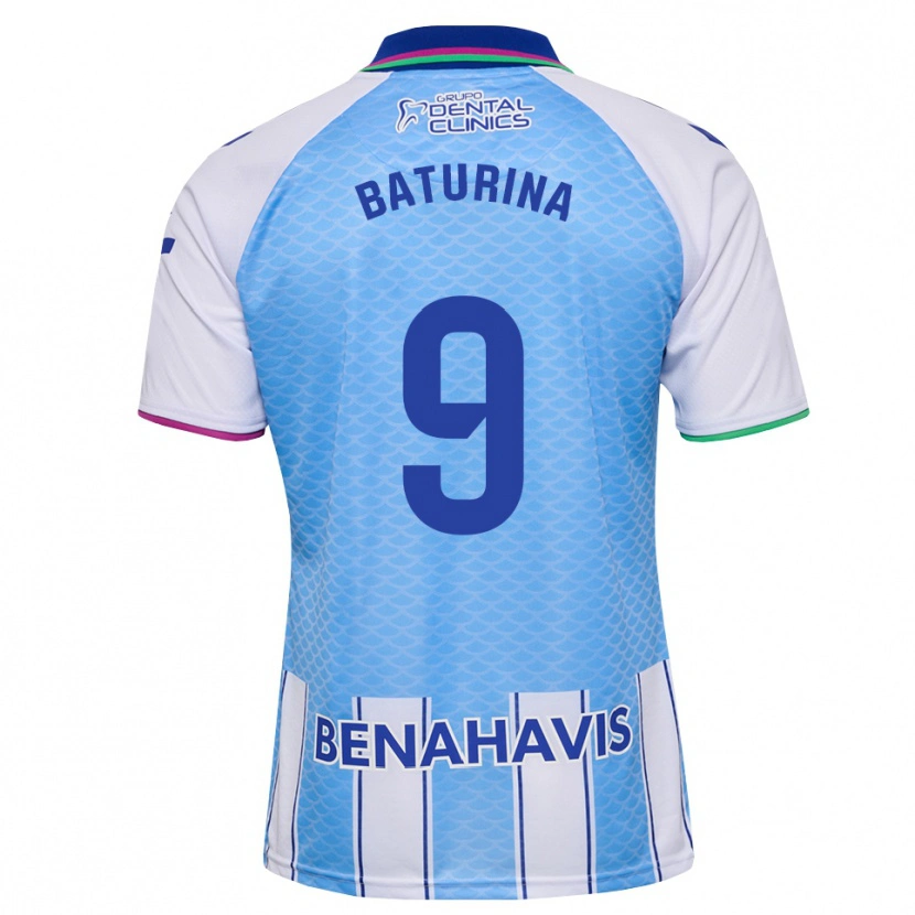 Danxen Homem Camisola Roko Baturina #9 Azul Céu Profundo Branco Principal 2026/27 Camisa