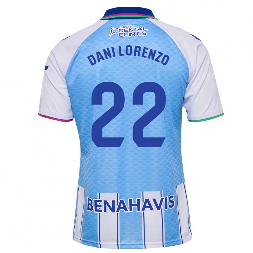 Danxen Homem Camisola Dani Lorenzo #22 Azul Céu Profundo Branco Principal 2026/27 Camisa