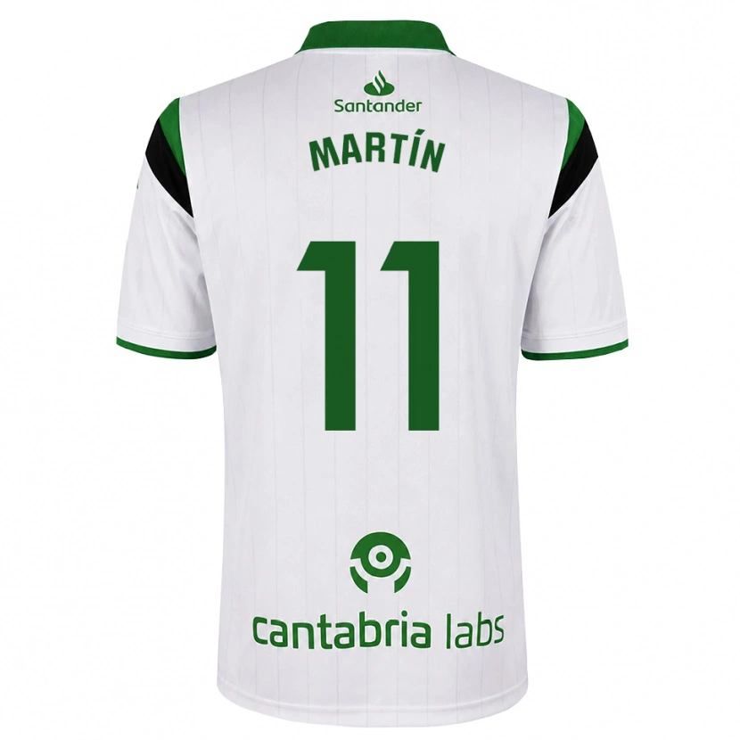 Danxen Homem Camisola Andrés Martín #11 Branco Verde Preto Principal 2026/27 Camisa