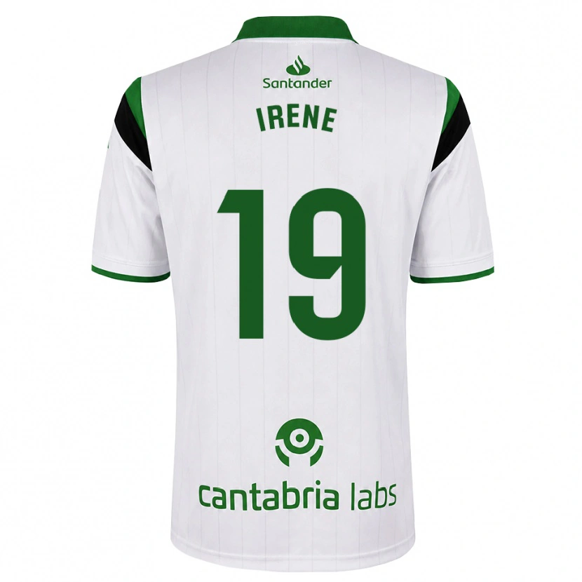 Danxen Homem Camisola Irene Canal Gómez #19 Branco Verde Preto Principal 2026/27 Camisa