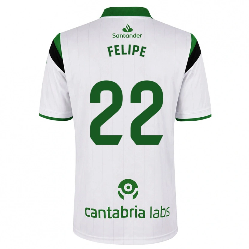 Danxen Homem Camisola Pedro Felipe #22 Branco Verde Preto Principal 2026/27 Camisa