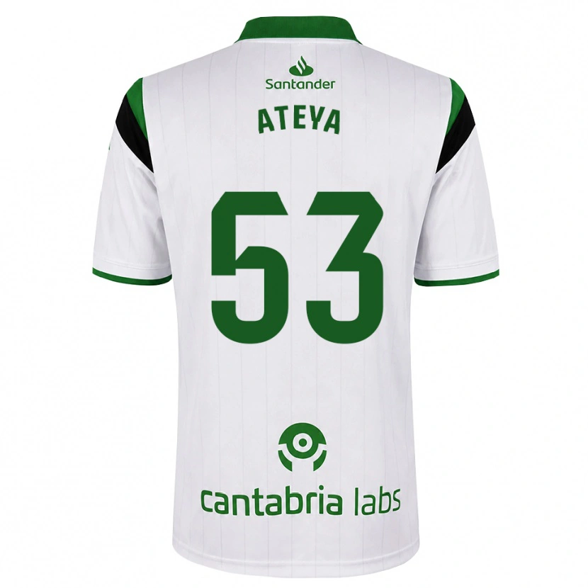 Danxen Homem Camisola Belal Ateya #53 Branco Verde Preto Principal 2026/27 Camisa