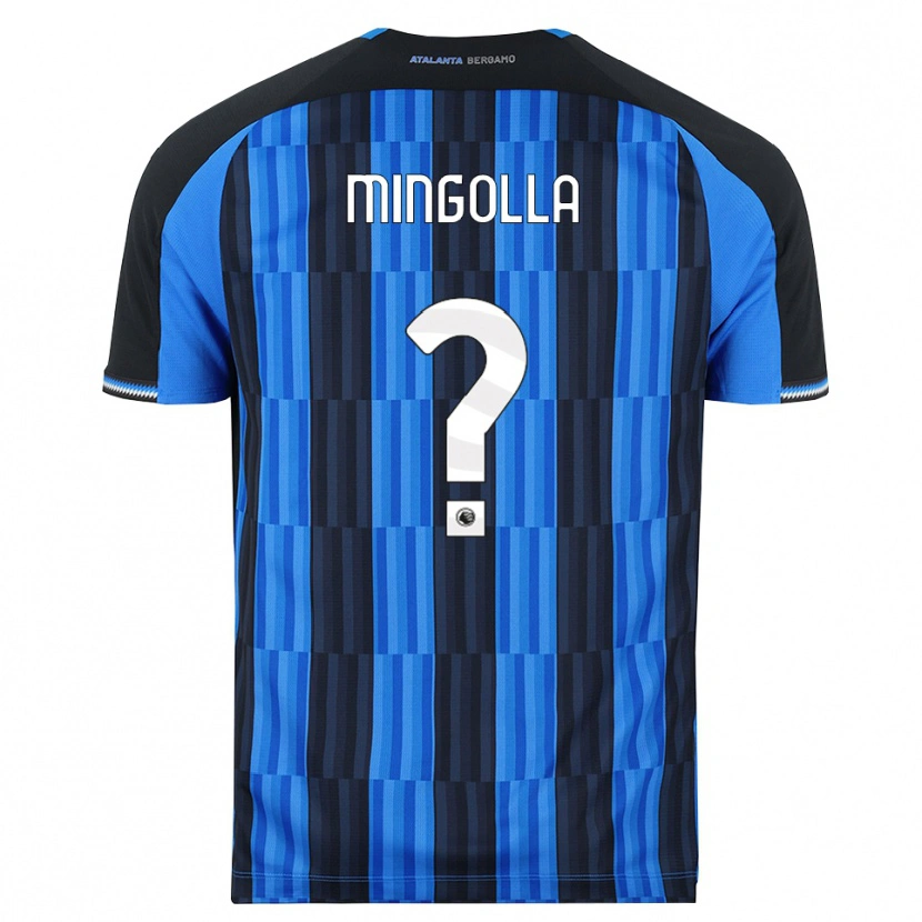 Danxen Homem Camisola Simone Mingolla #0 Azul Preto Vermelho Principal 2026/27 Camisa