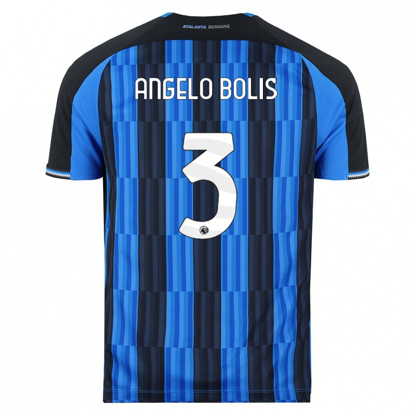 Danxen Homem Camisola Tommaso Angelo Bolis #3 Azul Preto Vermelho Principal 2026/27 Camisa