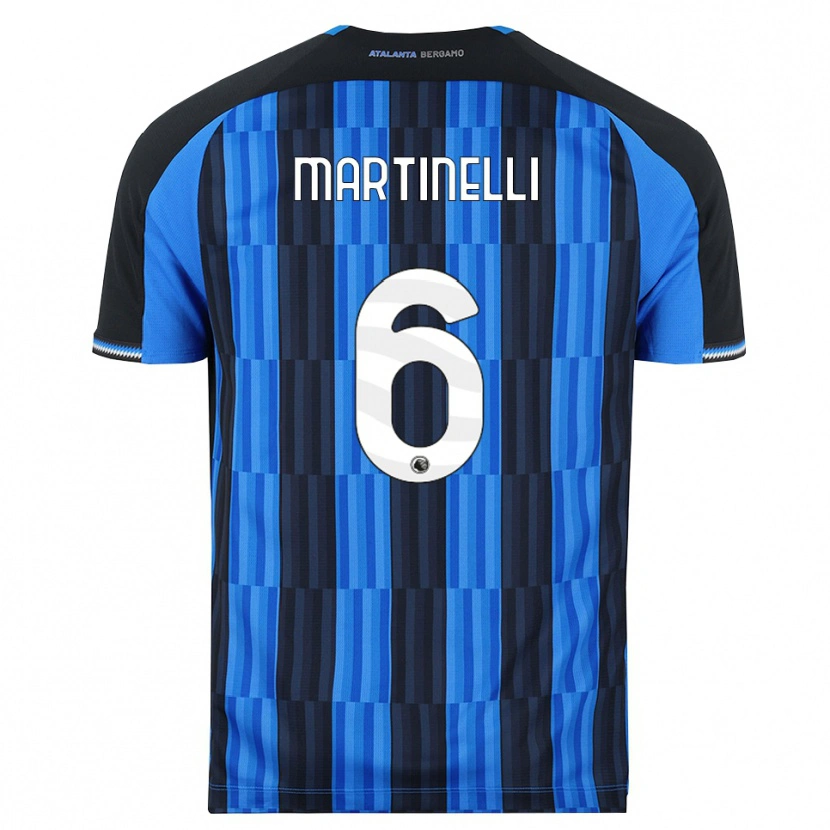 Danxen Homem Camisola Gabriel Martinelli #6 Azul Preto Vermelho Principal 2026/27 Camisa