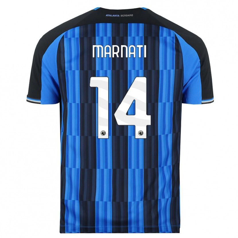 Danxen Homem Camisola Sebastiano Marnati #14 Azul Preto Vermelho Principal 2026/27 Camisa