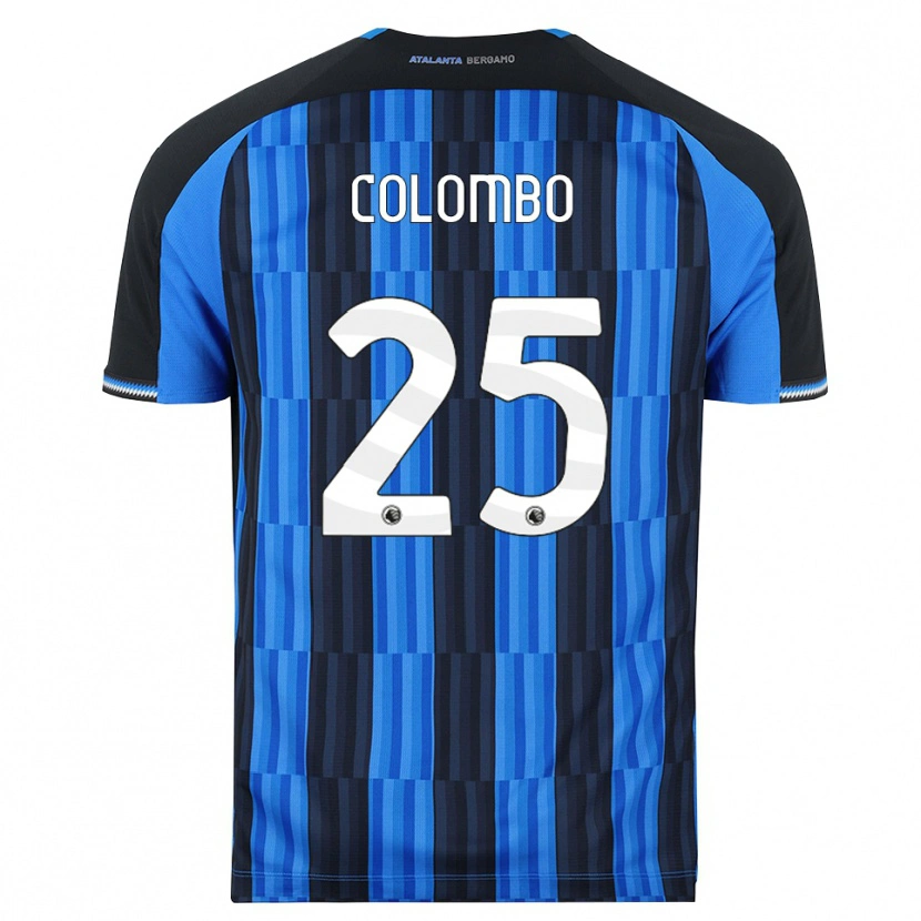 Danxen Homem Camisola Matteo Colombo #25 Azul Preto Vermelho Principal 2026/27 Camisa