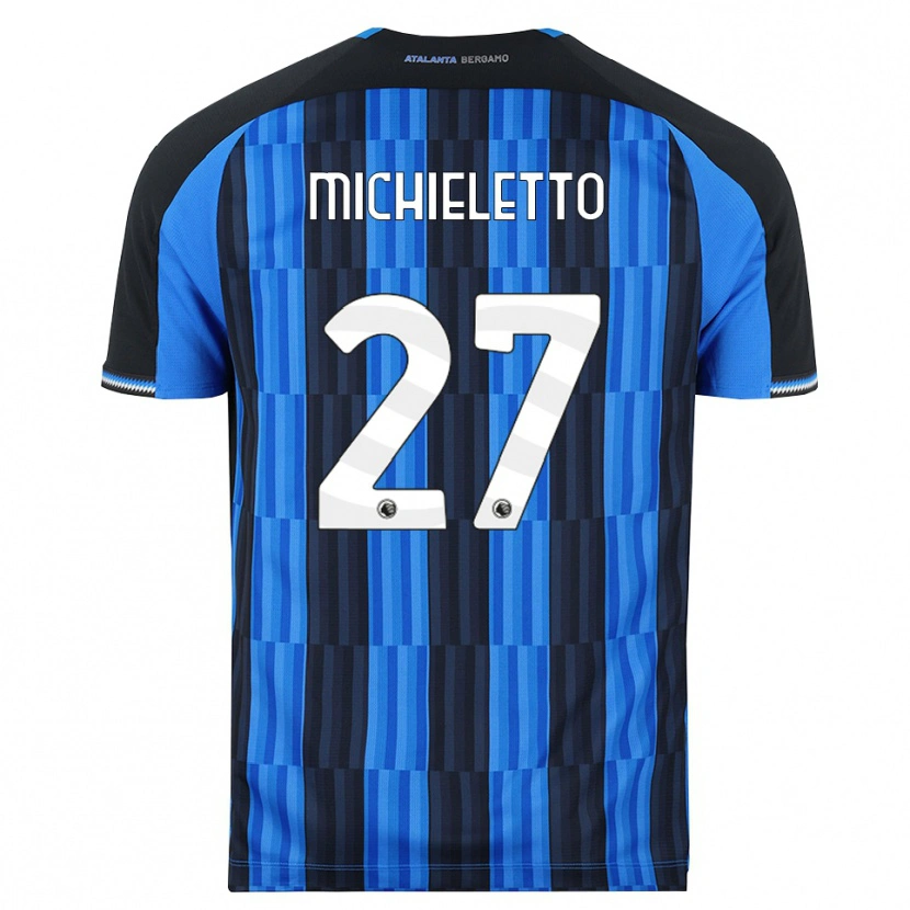 Danxen Homem Camisola Andrea Michieletto #27 Azul Preto Vermelho Principal 2026/27 Camisa