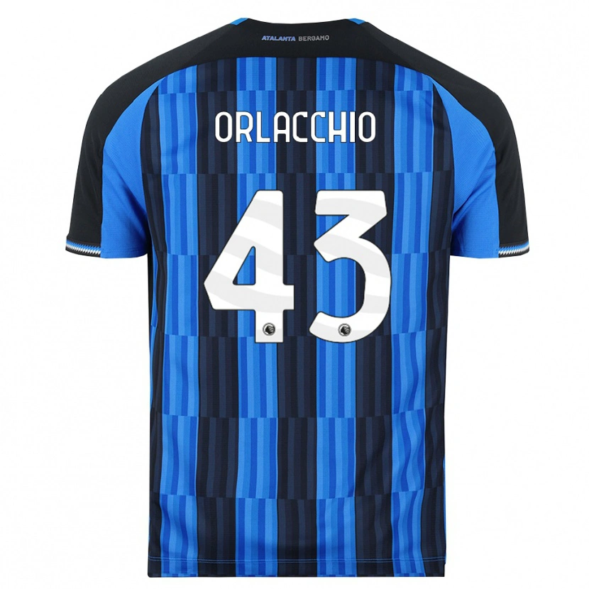 Danxen Homem Camisola Angelo Orlacchio #43 Azul Preto Vermelho Principal 2026/27 Camisa
