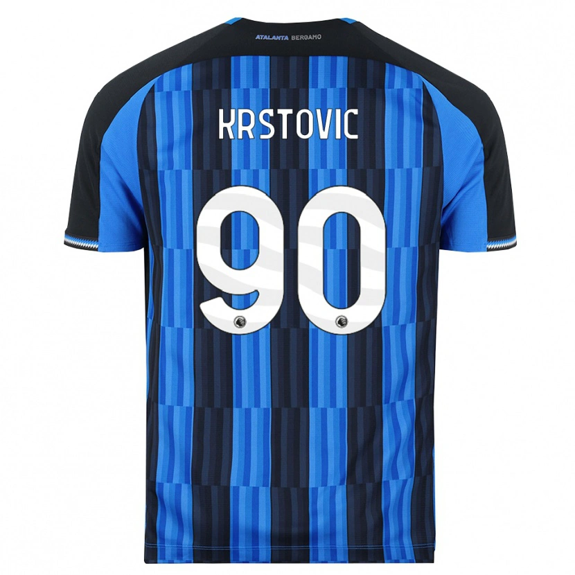 Danxen Homem Camisola Nikola Krstović #90 Azul Preto Vermelho Principal 2026/27 Camisa