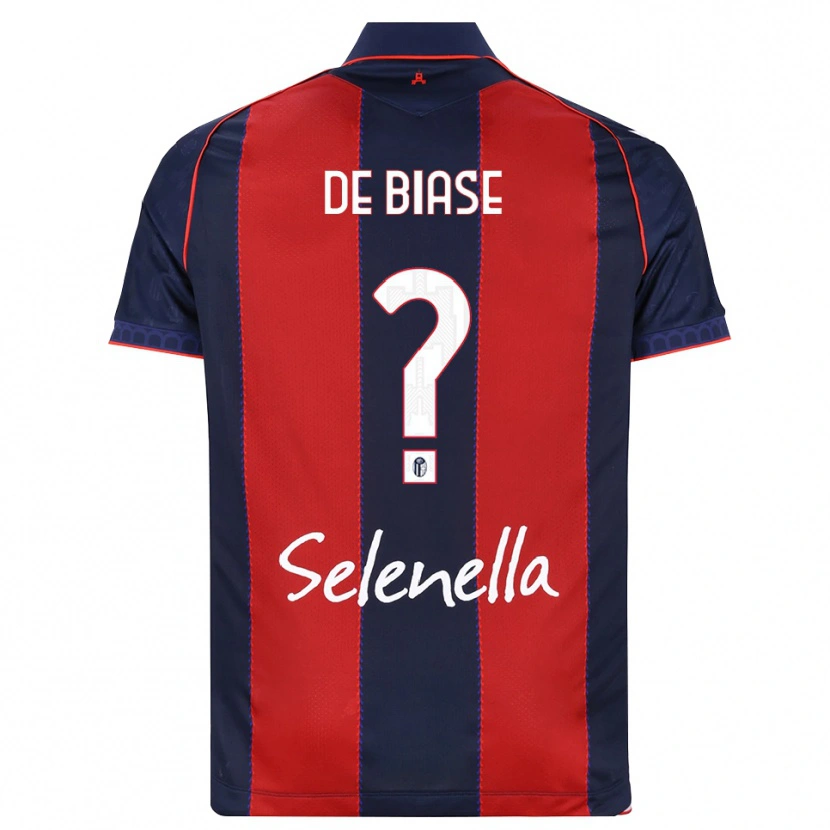 Danxen Homem Camisola Benedetta De Biase #0 Azul Real Vermelho Branco Principal 2026/27 Camisa